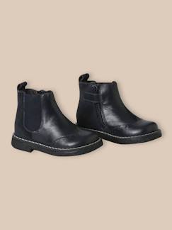 Boots chelsea bébé en cuir  - vertbaudet enfant