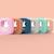 Réveil et veilleuse pour enfant Billy clock - Motif lapin, face avant tissu Blue Waves+Chocolat+Gris+Marshmallow+Navy+Rose+Turquoise 17 - vertbaudet enfant 