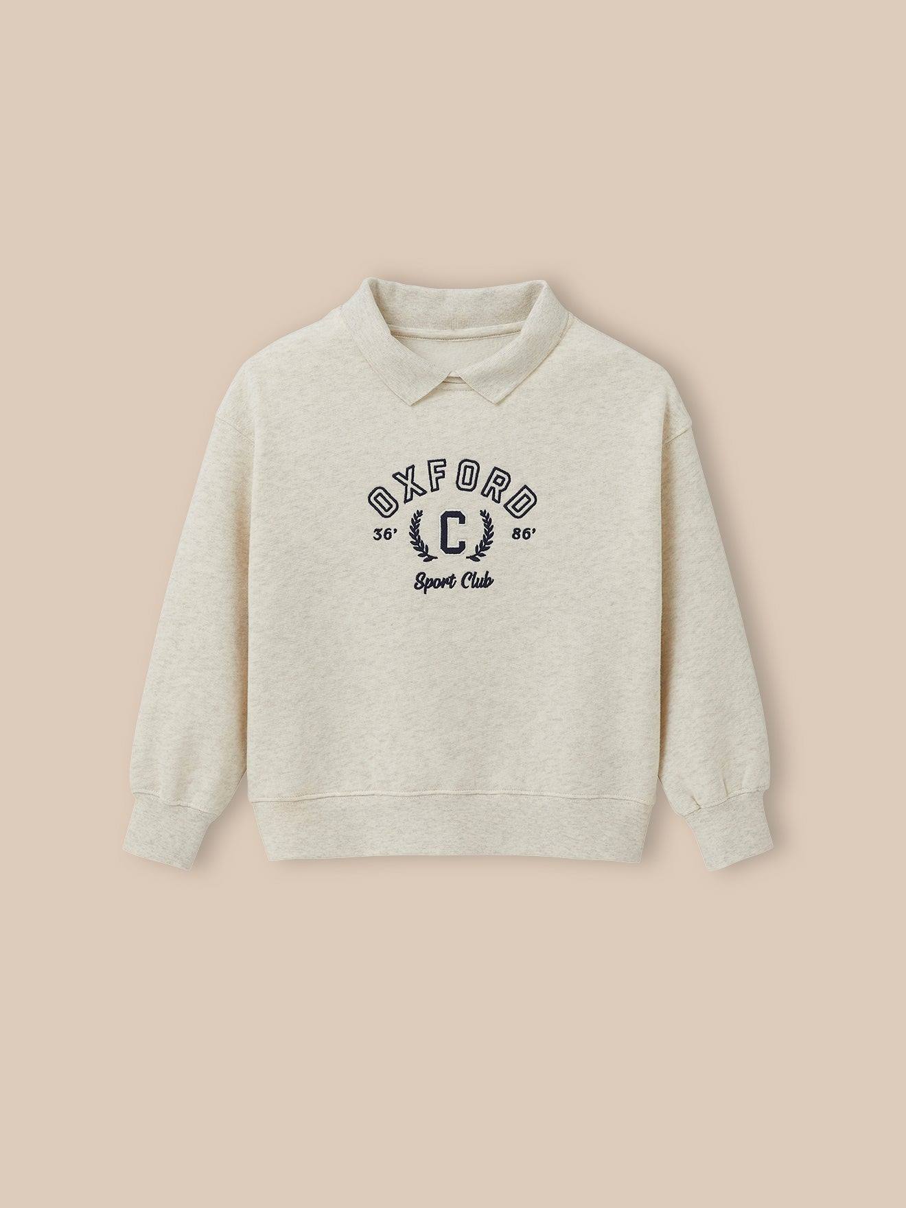Sweat En Coton Biologique - Collection Junior Avoine Chine