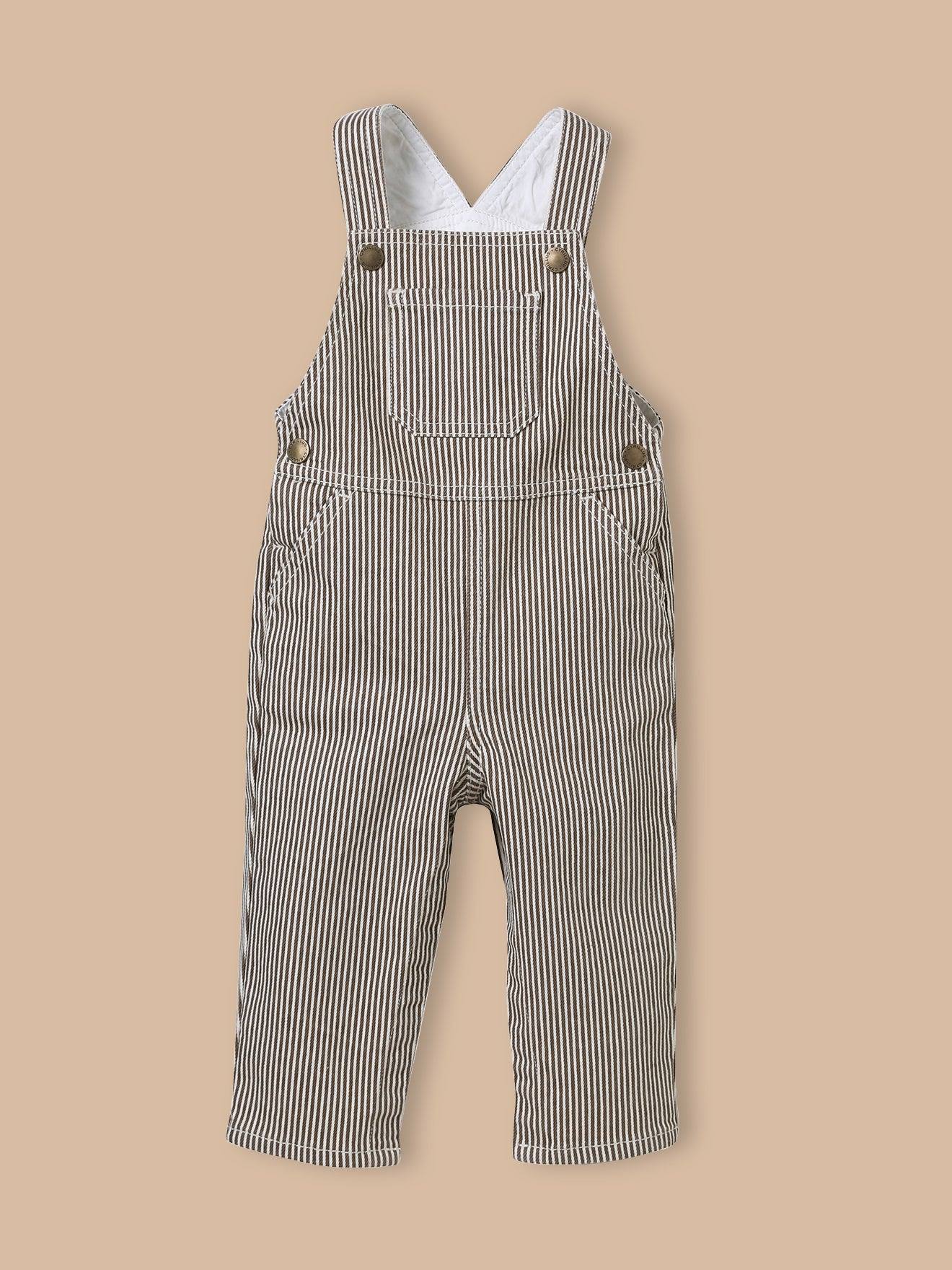 Salopette Rayée - Hickory Stripes Rayure Marron