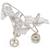 Poussette double pour poupées nara Beige 5 - vertbaudet enfant 