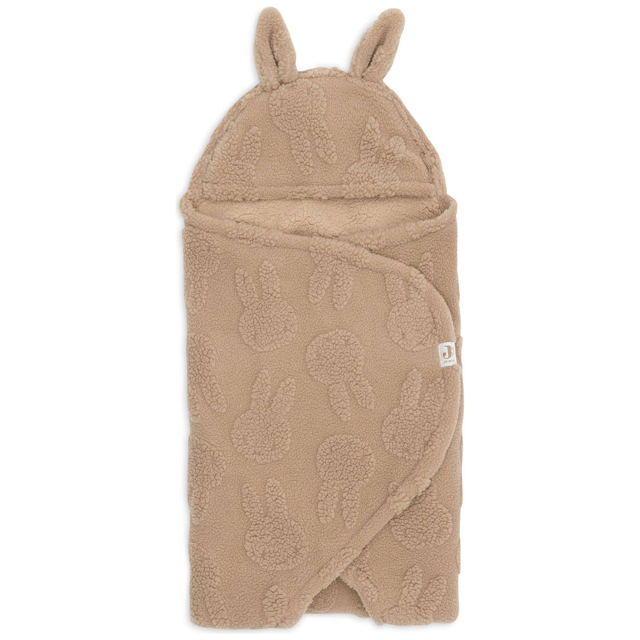 Couverture Nomade Miffy Jacquard Teddy Biscuit Marron