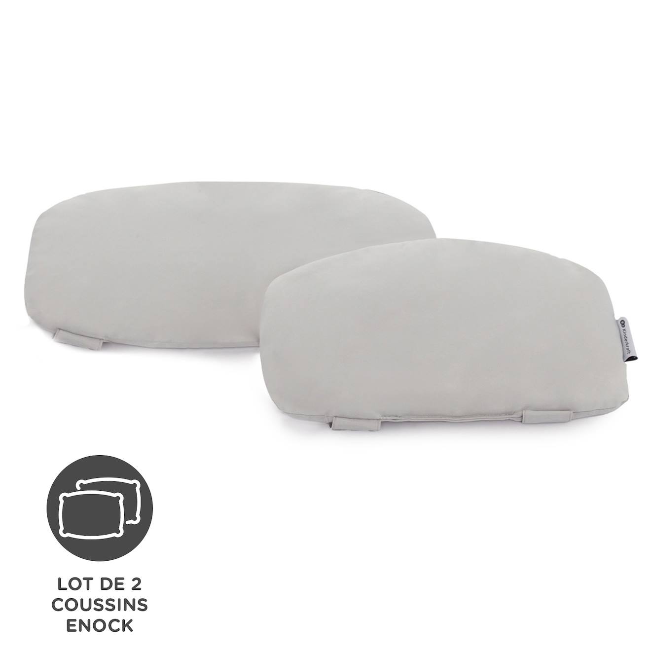 Ensemble De Coussins Doux Pour Chaise Haute Gris (Kinderkraft) - Image 1