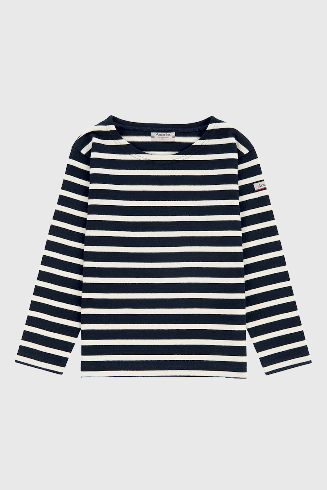 Marinière En Coton Équitable Erwann Enfant Rich Navy/nature