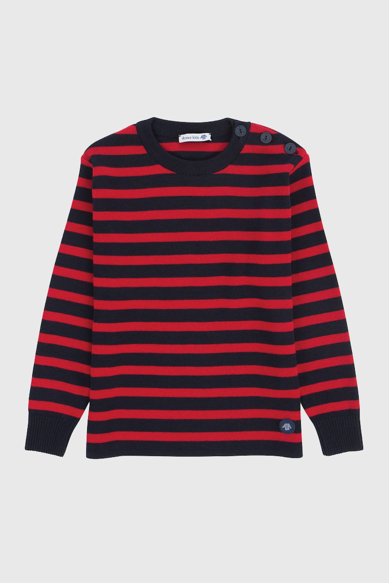 Pull Marin En Laine Mrinos Briac Enfant Navirebraise 79 €
