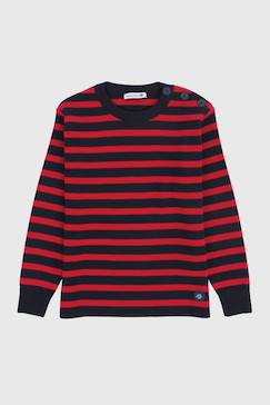 -Pull marin en laine mérinos briac enfant