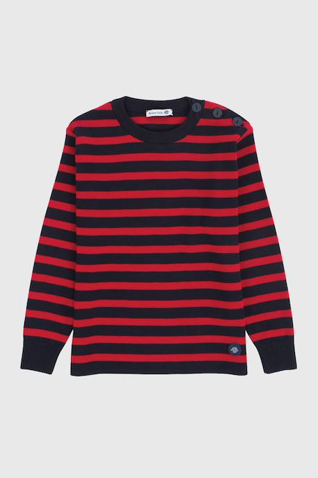 Pull marin en laine mérinos briac enfant  - vertbaudet enfant