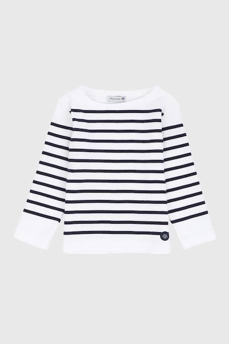 Marinière col bateau en coton amiral enfant  - vertbaudet enfant