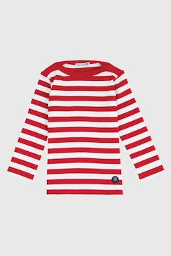 Garçon-T-shirt, polo, sous-pull-T-shirt-Marinière en coton tregunc enfant