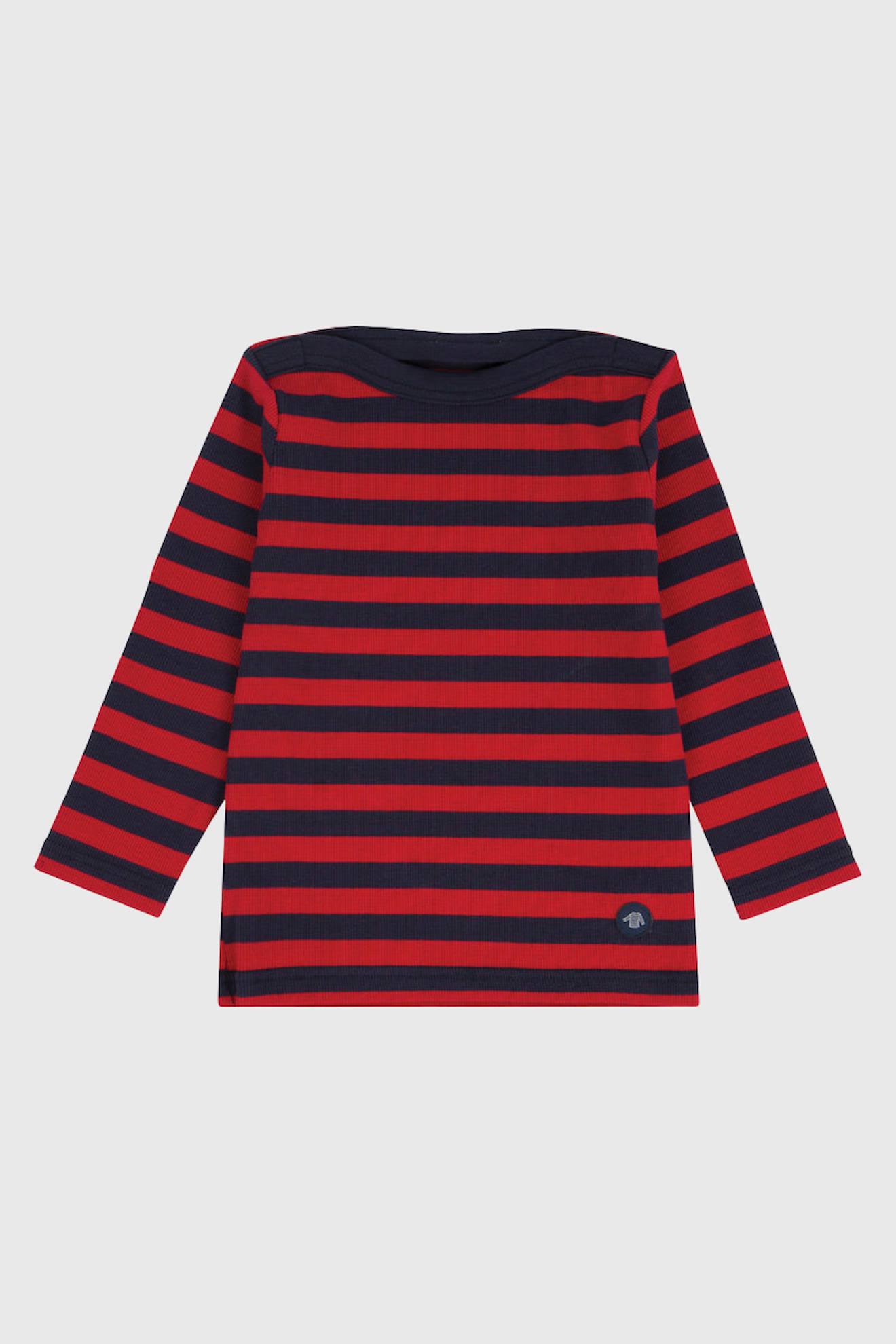 Marinière En Coton Tregunc Enfant Navire/braise