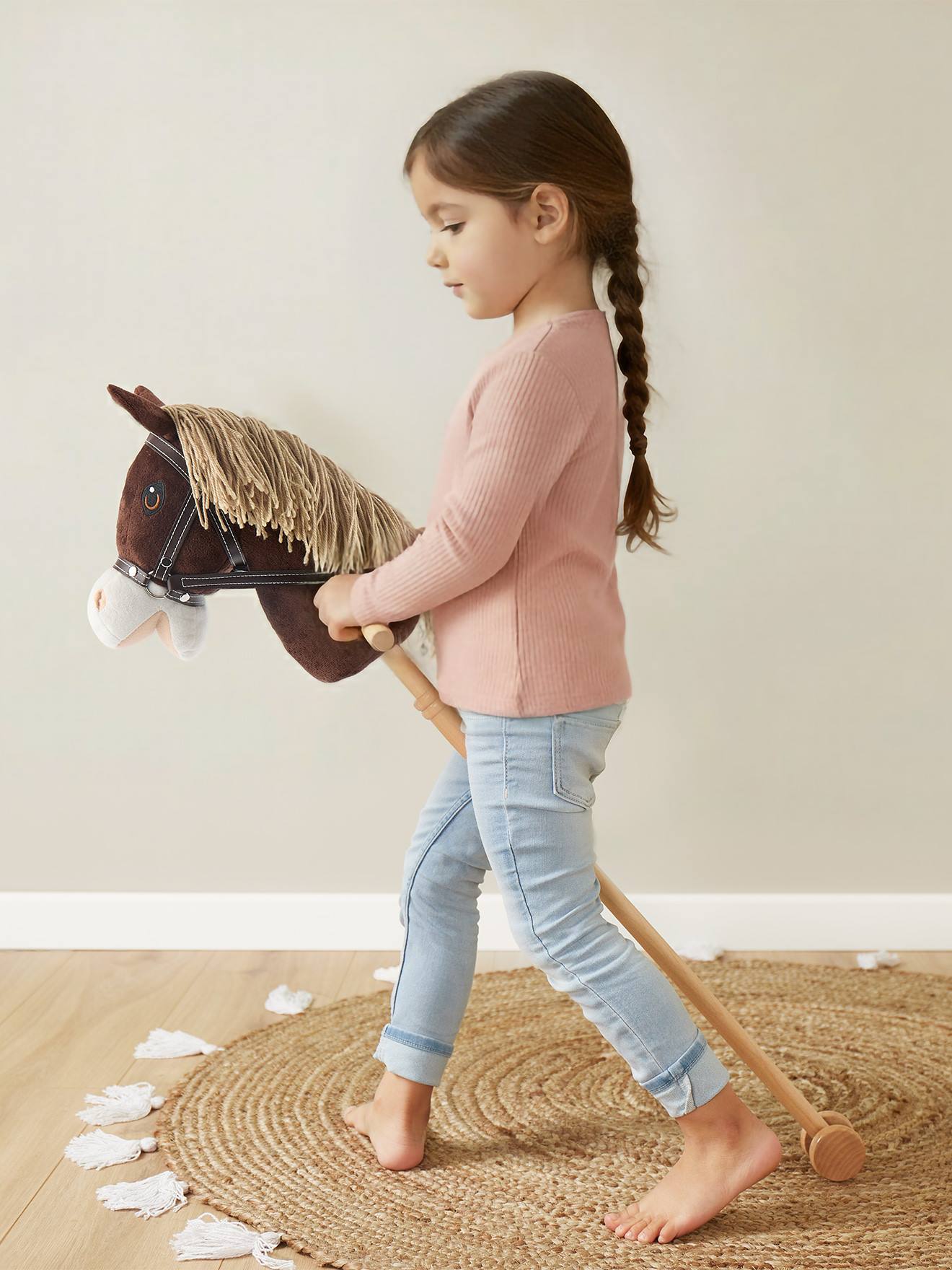 Cheval Bâton Hazel Avec Roulettes Coco