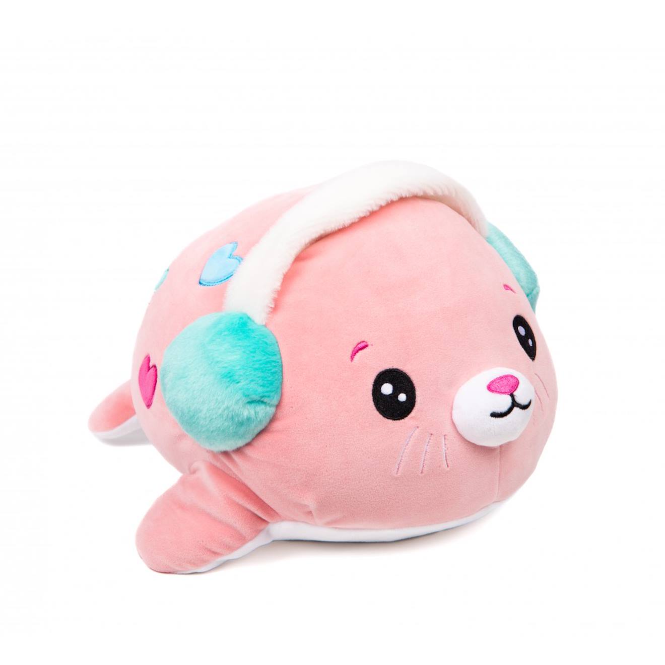 Peluche Cushablez - Otarie Seal - 25cm Rose
