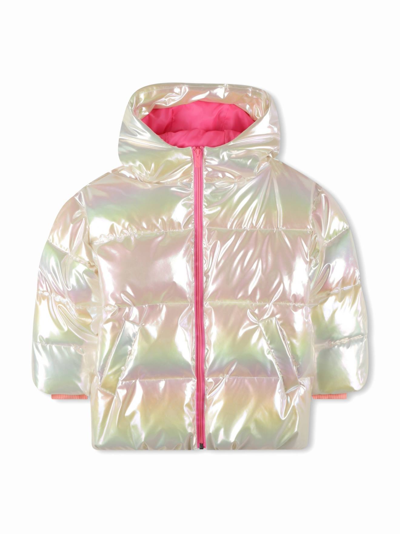 Doudoune À Capuche Multicouleur