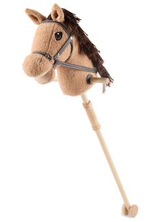 Jouet-Jeux d'imitation-Cheval bâton hazel avec roulettes