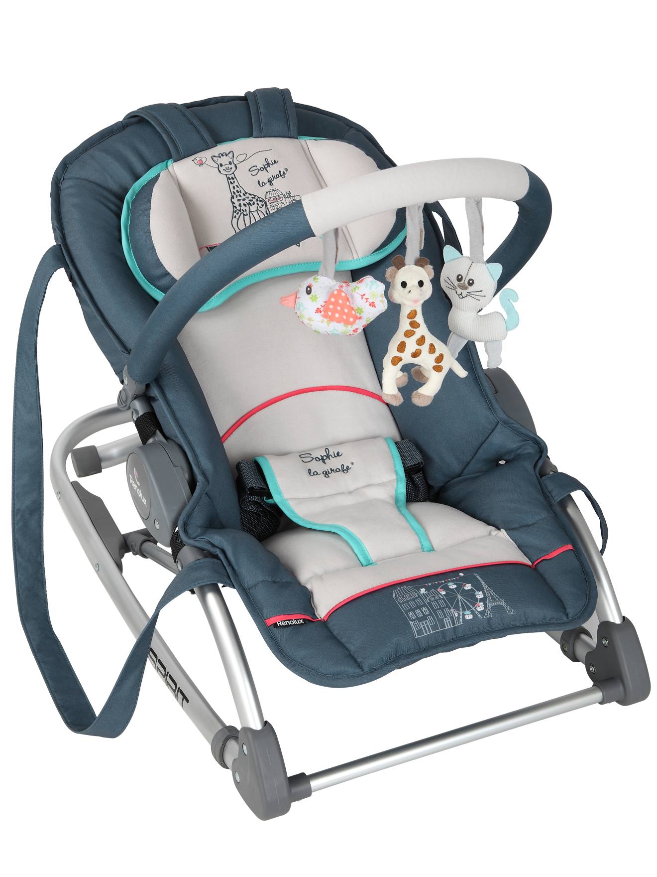 Transat Bébé Multi-modulable D’une Seule Main Spirit Sophie La Girafe Paris