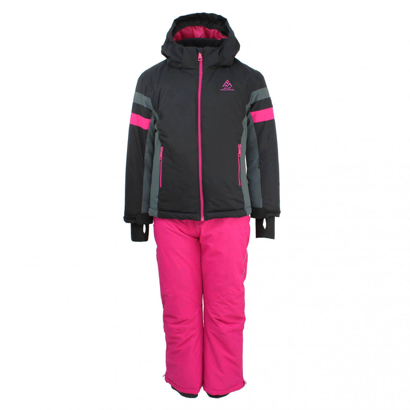Ensemble De Ski Fille Fancel Noir/fuchsia