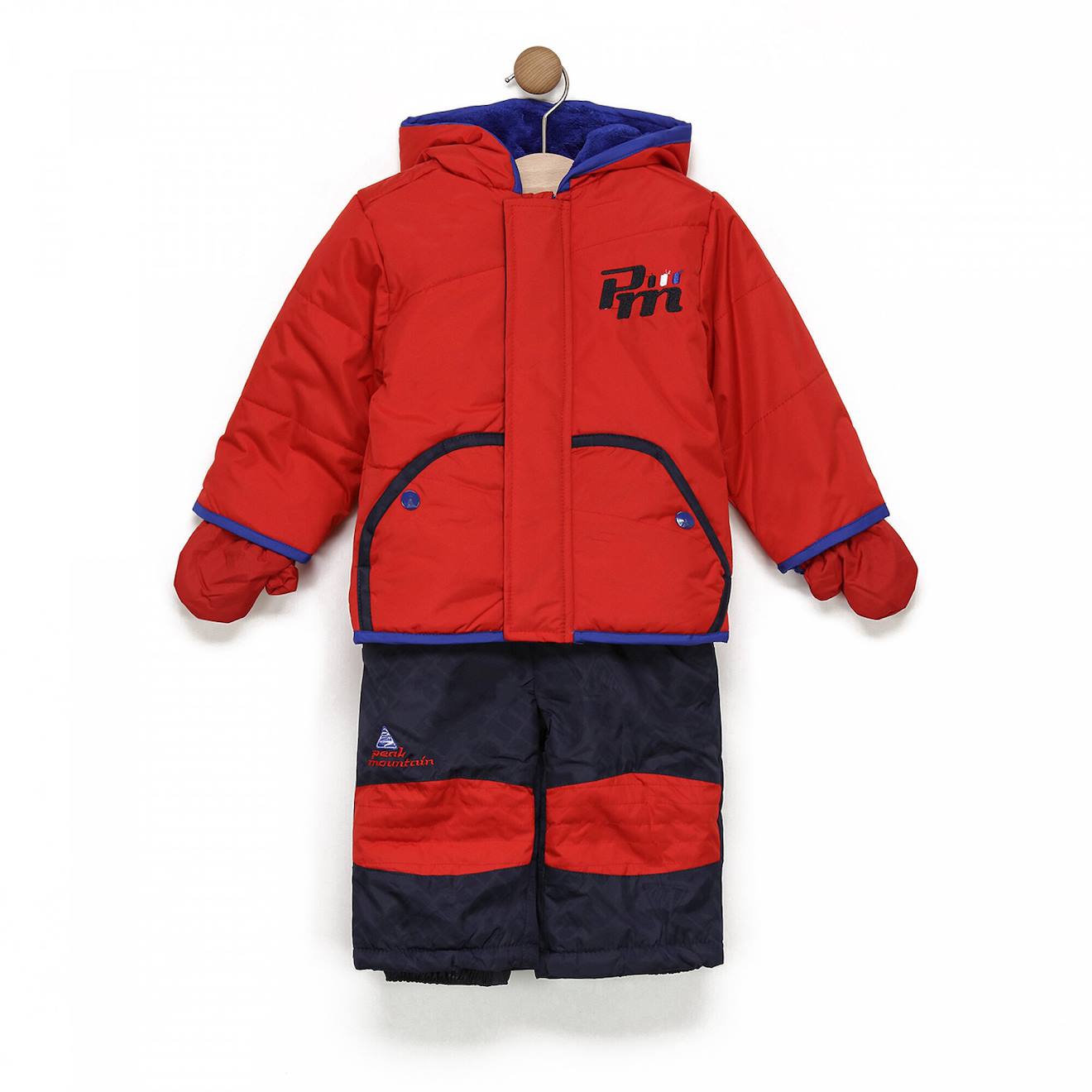 Ensemble De Ski Layette Lima Rouge/bleu Marine