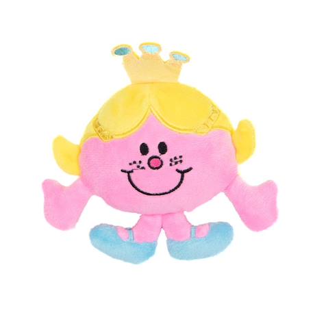 Pioupiou Et Merveilles - Peluche Monsieur Madame - Mme Princesse - 22cm Rose Et Jaune