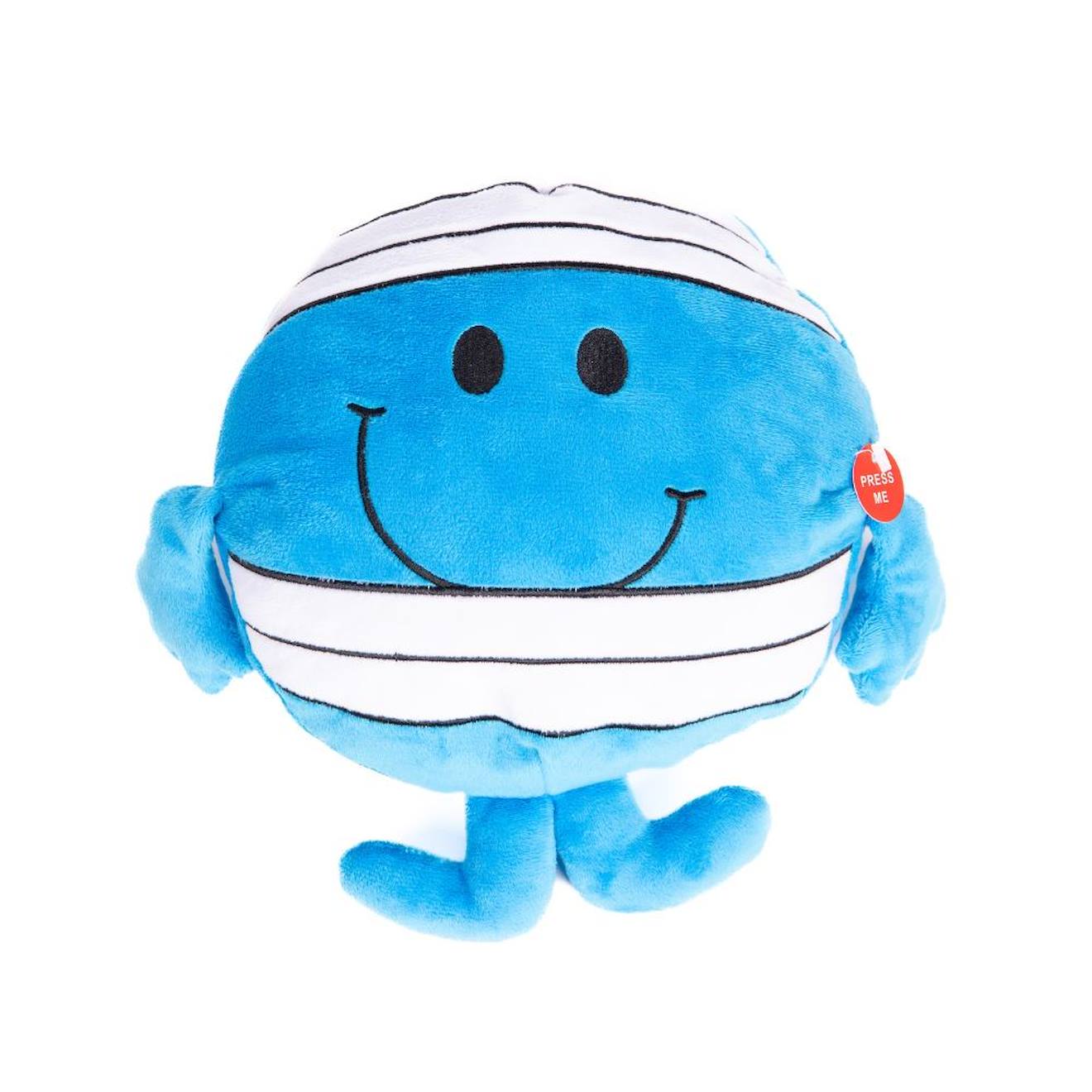 Peluche Sonore Monsieur Madame - Mr Malchance - 25cm Bleu