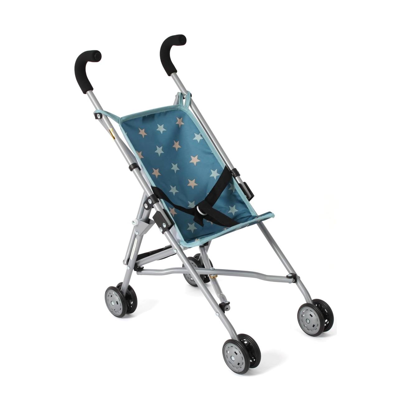Poussette Mini-buggy Roma Pour Poupée Bleu
