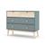 Commode 4 tiroirs gain de place - gamme léonie Vert kaki 6 - vertbaudet enfant 