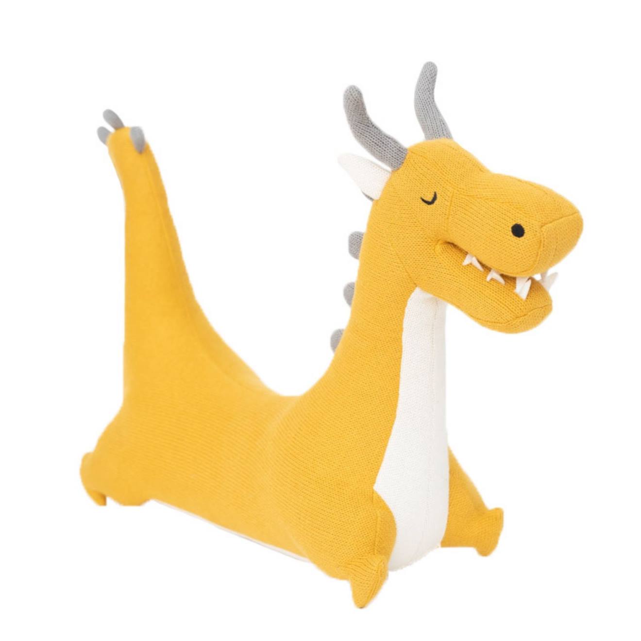 Peluche Dragon Mini En Coton Yelow