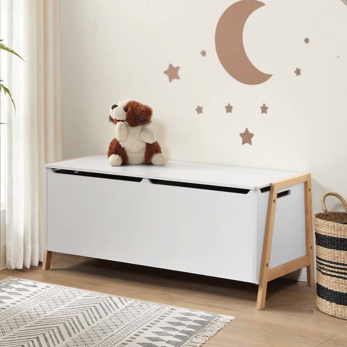 Coffre De Rangement Enfant Blanc