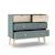Commode 4 tiroirs gain de place - gamme léonie Vert kaki 5 - vertbaudet enfant 