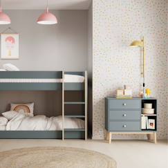 Commode 3 tiroirs et 2 niches - gamme simon  - vertbaudet enfant