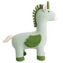 Jouet-Grande peluche siège d’appoint licorne ailée