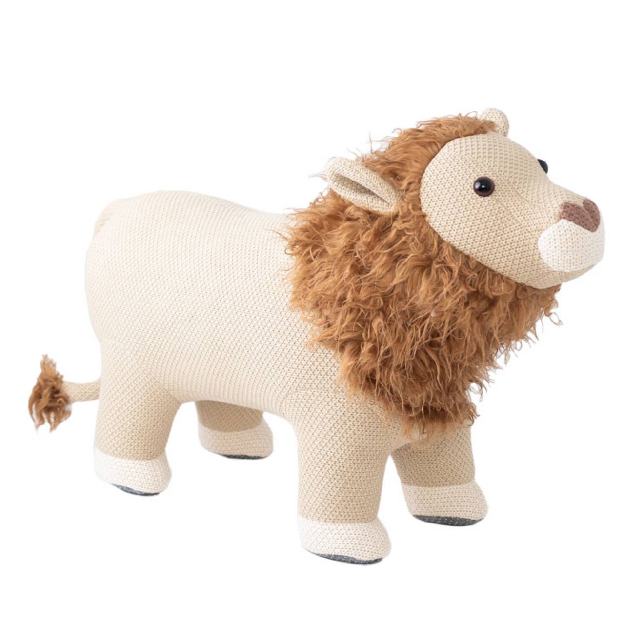 Grande Peluche Siège D’appoint Lion Light Brown