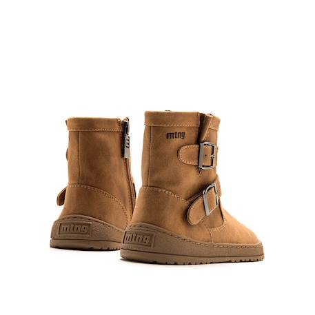 Bottines filles synthétique fermeture éclair barefoot Black+Brown 9 - vertbaudet enfant 