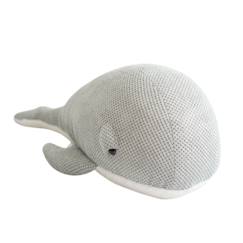 Jouet-Premier âge-Peluches-Grande peluche baleine en coton doux
