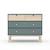 Commode 4 tiroirs gain de place - gamme léonie Vert kaki 2 - vertbaudet enfant 