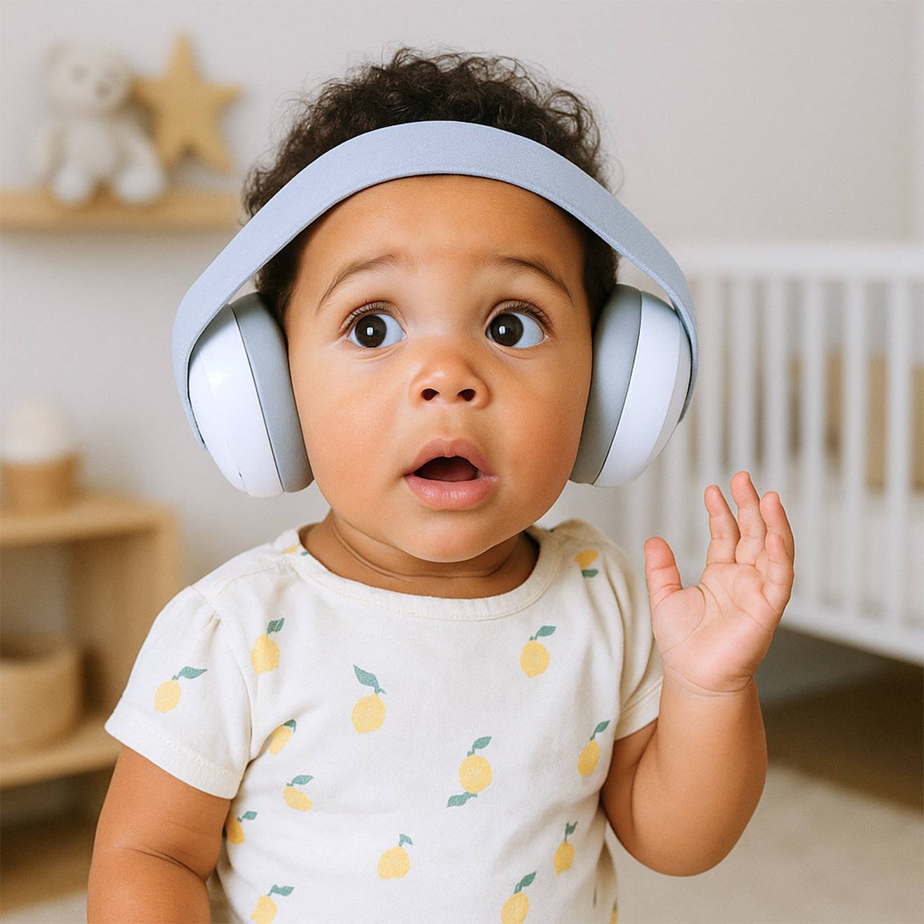 Casque Anti-bruit Protection Auditive Bébé Blanc (Dooky) - Image 1