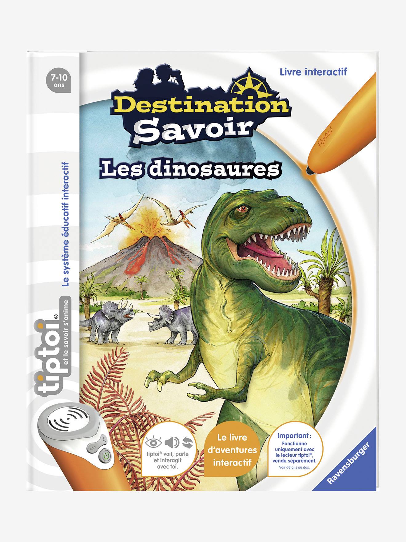 Tiptoi Destination Savoir - Les Dinosaures Blanc