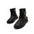 Bottines filles synthétique fermeture éclair barefoot Black+Brown 3 - vertbaudet enfant 