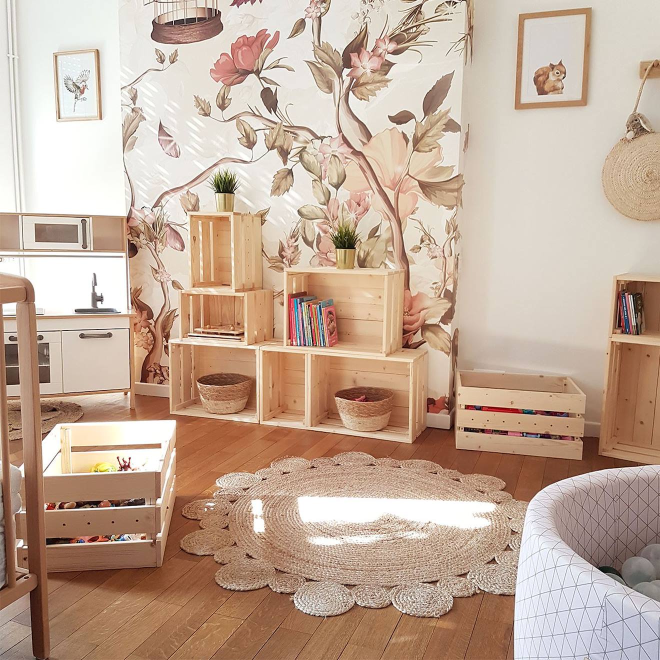 Caisse Modulable En Pin Massif Bois Clair