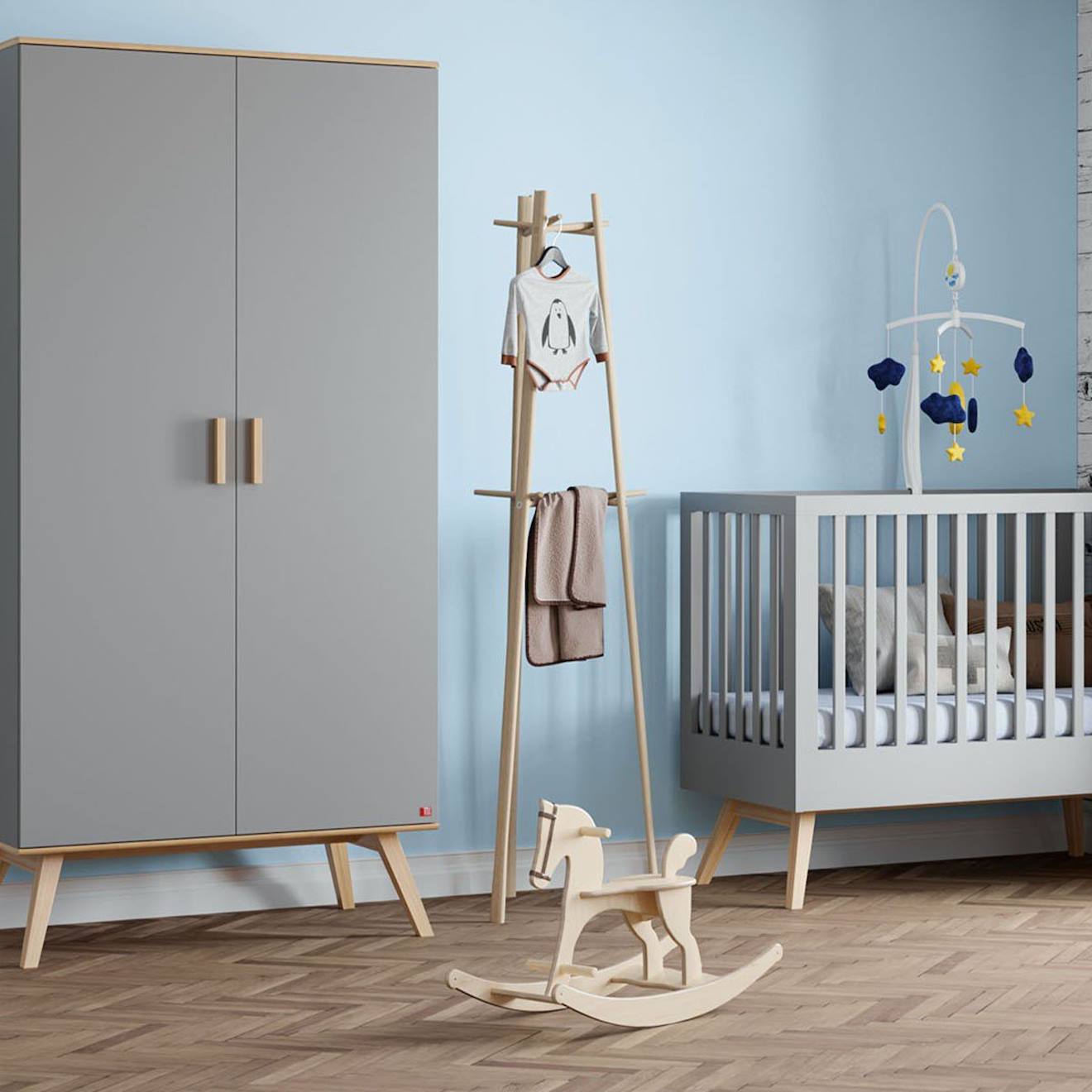 Armoire Nautis Gris Clair