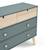 Commode 4 tiroirs gain de place - gamme léonie Vert kaki 4 - vertbaudet enfant 