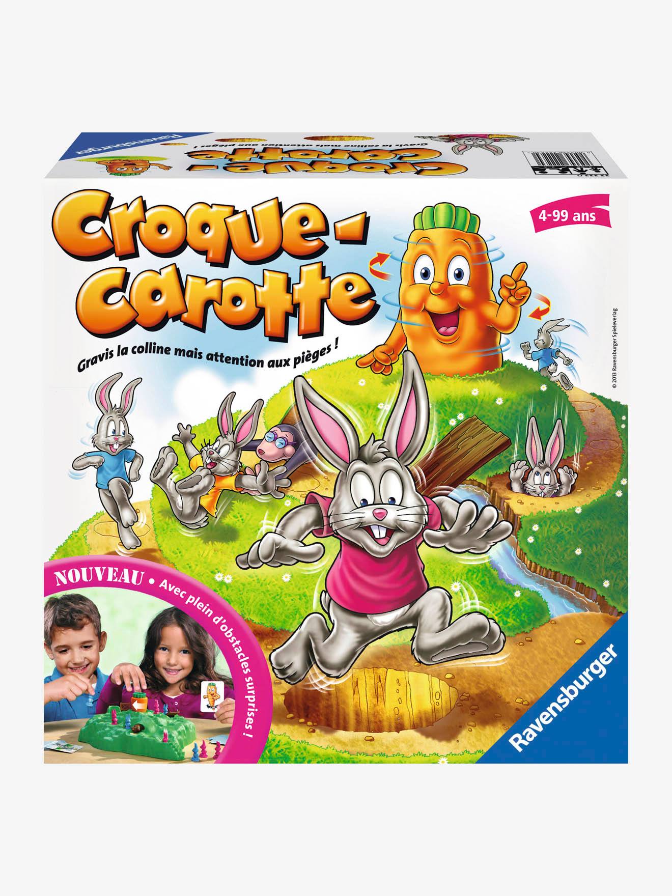 Croque Carotte - Ravensburger Blanc Clair Uni Avec Decor