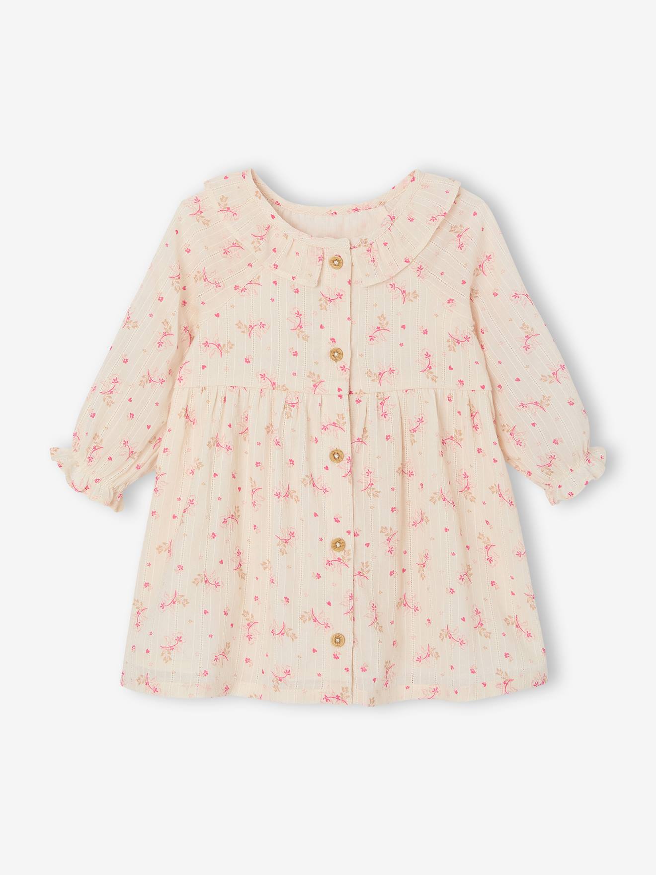 Robe bb fille en gaze de coton cru 11 €