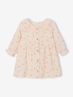 Bébé-Robe, jupe-Robe bébé fille en gaze de coton