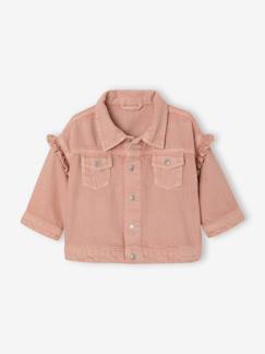 Bébé-Manteau, combipilote, nid d'ange-Manteau-Veste bébé fille volantée