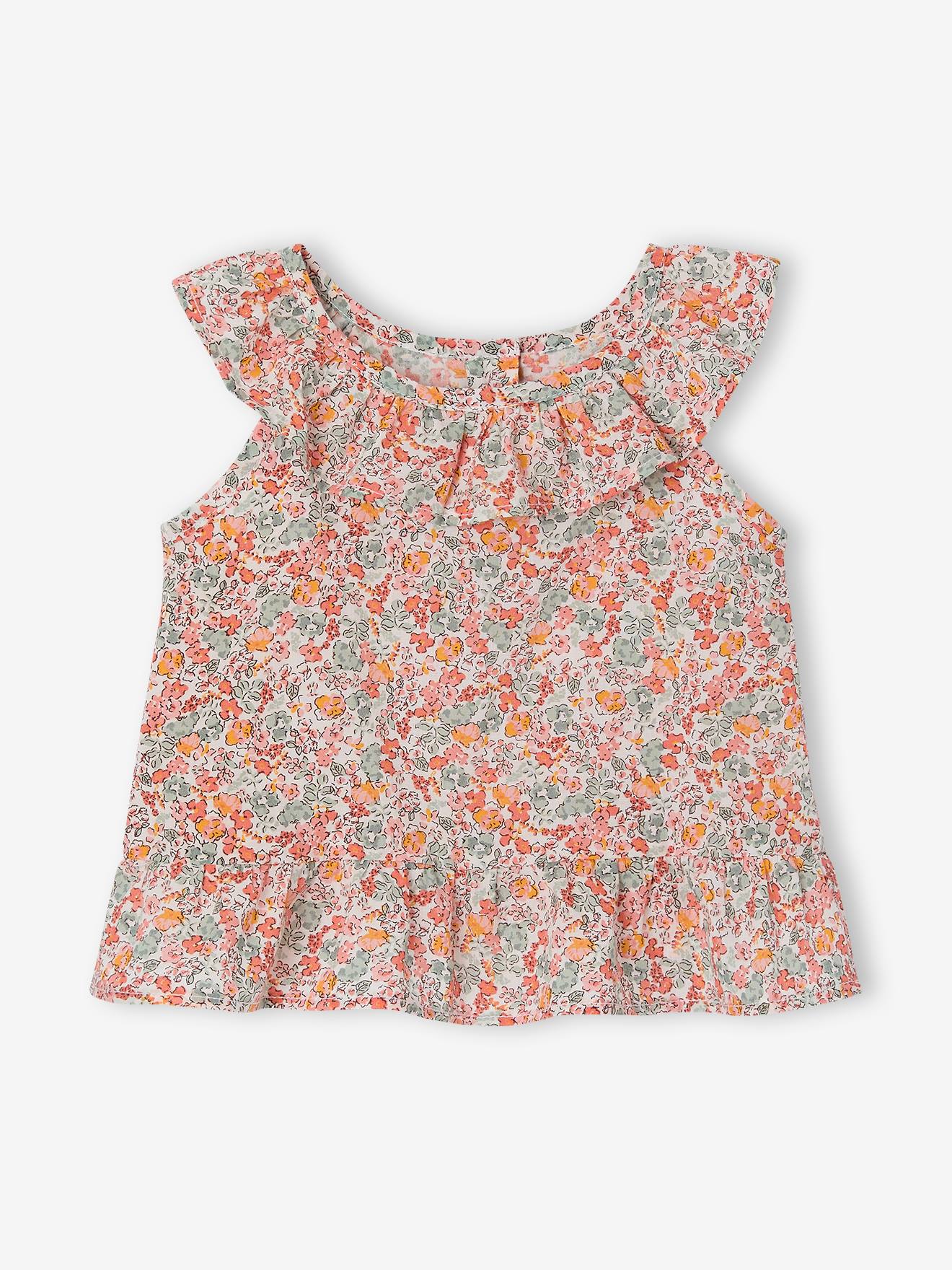 Blouse bb fille imprime multicolore 11 €
