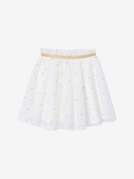 Jupe fille en tulle broderie lurex  - vertbaudet enfant