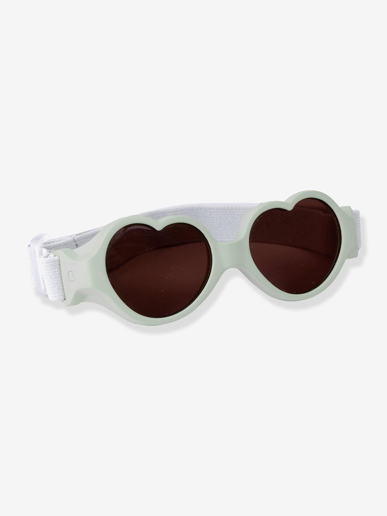 Lunettes 0-9 mois bandeau Baby coeur menthe