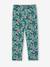 Pantalon fluide imprimé fleurs fille marine+rouge 2 - vertbaudet enfant 