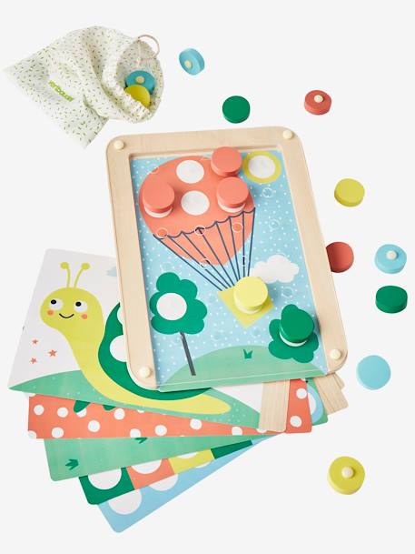 Vertbaudet - Mon premier jeu des couleurs en bois FSC® multicolore