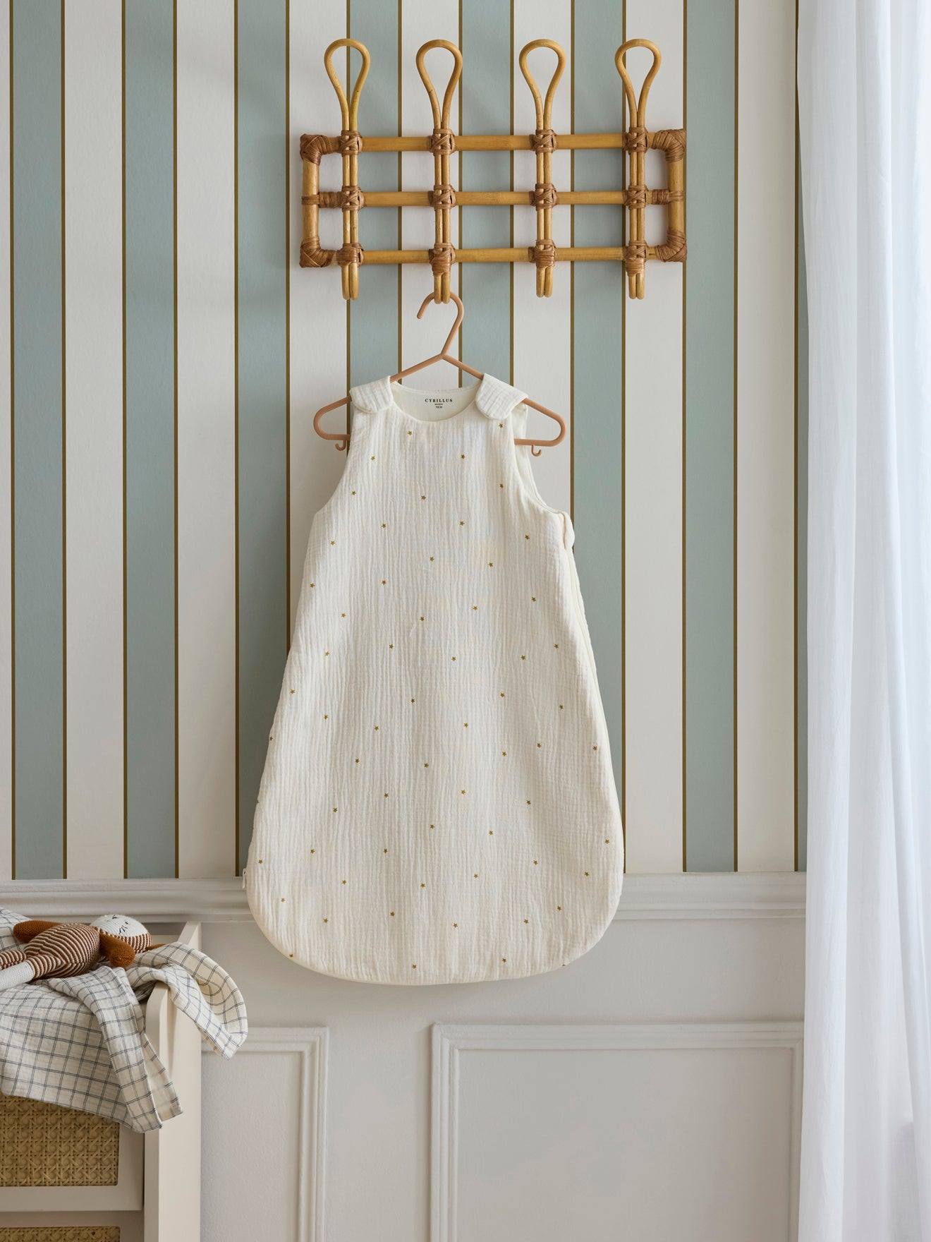 Gigoteuse Gaze De Coton Bio ava - Tog 2 Blanc Moyen Imprimé Rime